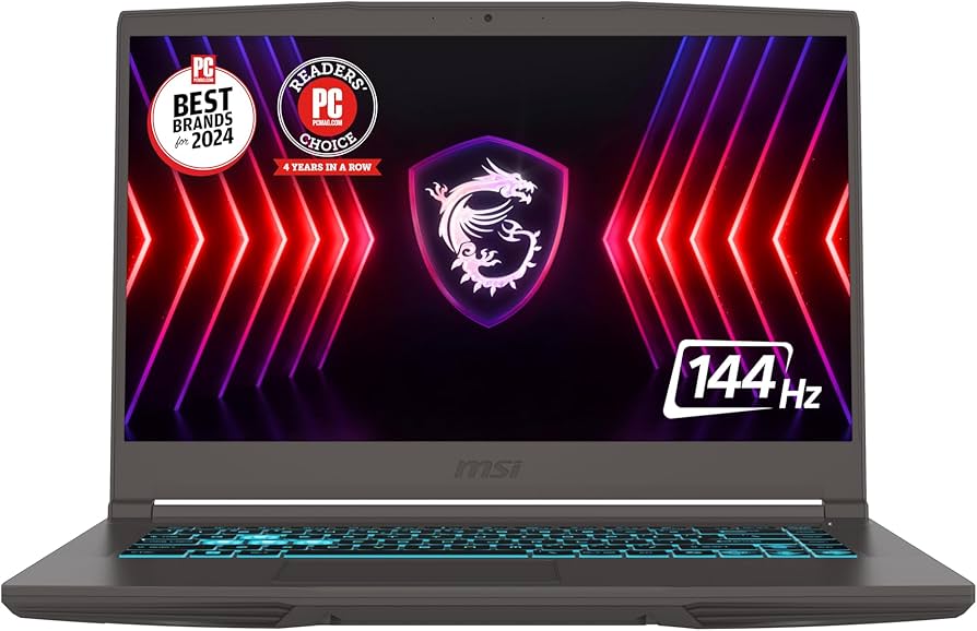 MSI Thin 15 i5-13420H 2.1-4.6GHz,16GB,SSD 512GB,15.6"FHD 144Hz IPS,RTX4050 6GB, W11,COSMOS GRAY