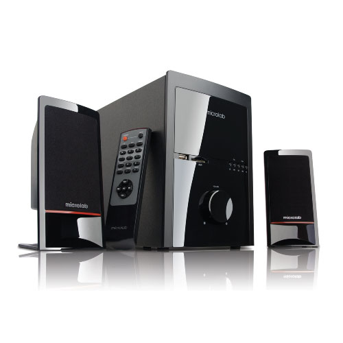 Microlab Subwoofer M-700BT 2.1 BLACK 46W(14W*2+18W) Bluetooth 5.0