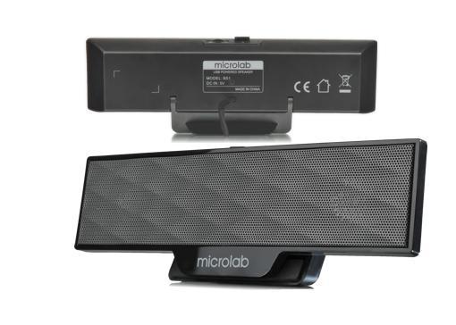 Microlab Speakers B-51 USB 4W PORTABLE BLACK