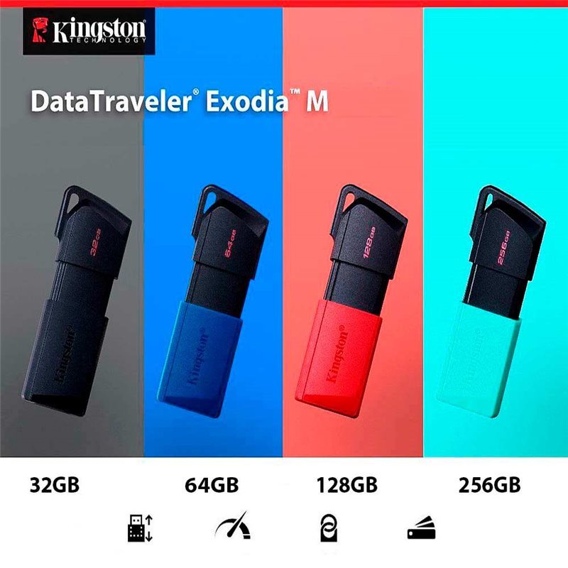 PEN DRIVE 256GB USB 3.2 KINGSTON DTXM