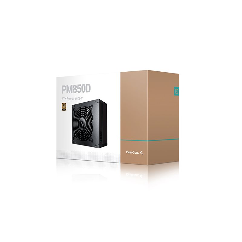 Power Unit DEEPCOOL PN850M 850W 80 PLUS GOLD certified 100-240V/ATX12V 3.1 & SSI EPS 12V Black flat