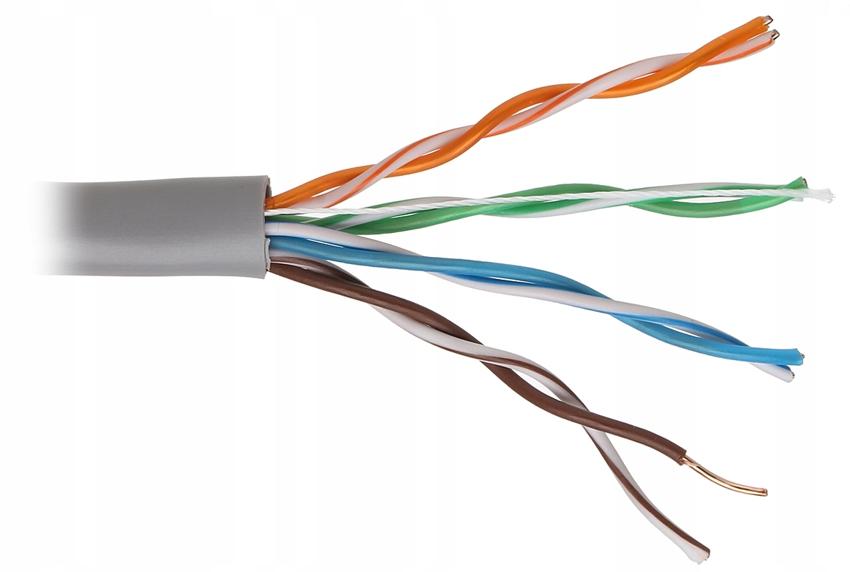 RJ- 45 Cable UTP-6e (8-жильный,медный,внутренний) HIKVISION DS-1LN6UEC0 Grey 0,53mm (305m)