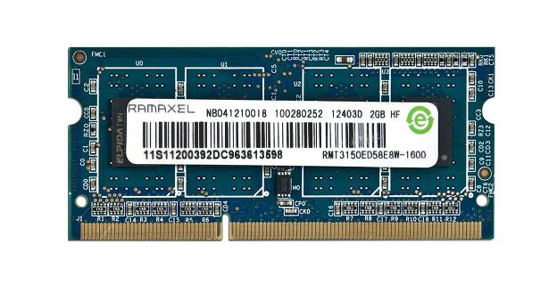 SODIMM DDR3L 2GB PC3-12800 (1600MHz) RAMAXEL (для ноутбуков)