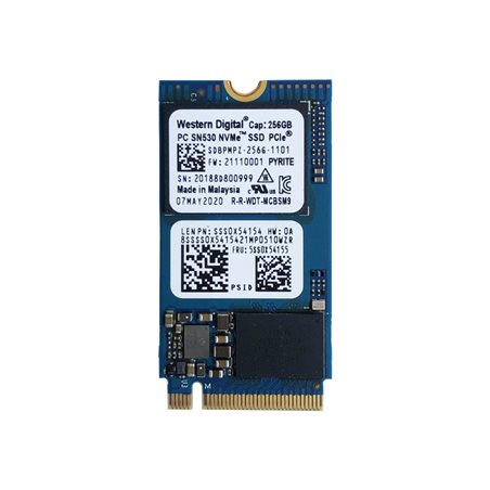 SSD WD SN530 256GB M.2 2242 PCI-E NVMe Gen3 X2 BULK