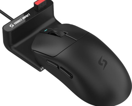 A4TECH BLOODY SG5 HYBRIDSPEED DUAL MODE WIRELESS ESPORTS MOUSE 30000 CPI USB BLACK