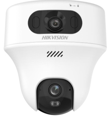 IP camera HIKVISION DS-2CFWQ6-D(2.8+4mm)(O-STD)PT,внутр 3+3MP,IR/LED 10M,WiFi,MIC/SP