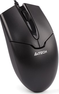 A4TECH OP-550 OPTICAL MOUSE 1200DPI USB BLACK