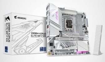 MB LGA1851 GIGABYTE Z890M A ELITE WF7 ICE,4xDDR5,15USB,mATX,3M.2, 4SATA,2PCIe16x,HDMI,DP,Type-C,WiFi