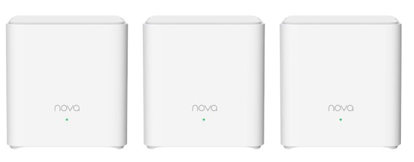 Wireless Mesh Wi-Fi System Tenda EX3(3-pack) AX1500 1201Mbps on 5GHz,300Mbps on 2.4GHz 300м2