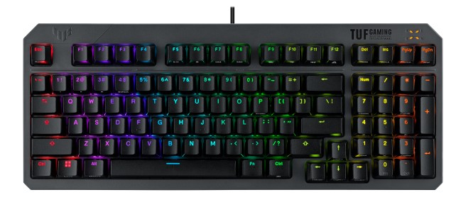 ASUS RA07 TUF K3 GEN II/RD/RU/DS ABS RGB GAMING MECHANICAL KEYBOARD BACKLIGHT RED US/RU