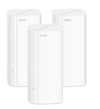 Wireless Mesh Wi-Fi System Tenda EX12(3-pack) AX3000 2402Mbps on 5GHz,574Mbps on 2.4GHz 650м2