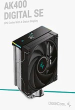 CPU cooler DEEPCOOL AK400 DIG. SE LGA1851/1700/1200/115*/AMD 120mm Black PWM FDB fan,500-1850rpm,4HP