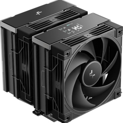 CPU cooler DEEPCOOL AK620 G2 DIG. NYX LGA1851/1700/1200/115*/AMD 2x120mm BLACK PWM FDB,2000rpm,6HP