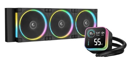 DEEPCOOL LQ360 ULTRA ARGB 120*3 FAN, LED DIGITAL DISPLAY, LGA1851/1700/1200/115*/AMD