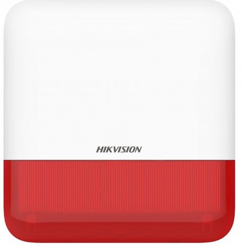HIKVISION AX PRO 868MHz DS-PS1-E-WE(Red Indicator)(O-STD)оповещатель свето-звуковой беспроводной