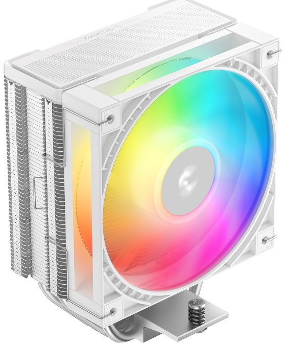 CPU cooler DEEPCOOL AG400 G2 WH WHITE ARGB LGA1700/1851/AMD 120mm PWM fan,300-1850rpm,4HP