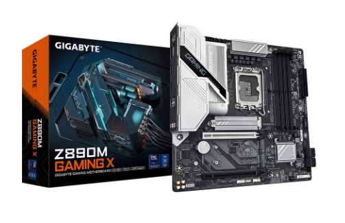 MB LGA1851 GIGABYTE Z890M GAMING X,4xDDR5,11xUSB,mATX,3xM.2, 4xSATA, 2PCIe16x, HDMI,2xDP