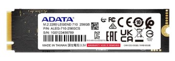 SSD ADATA SM2P41C8 256GB 3D NAND M.2 2280 PCIe NVME Gen4x4 Read / Write: 5200/4700MB