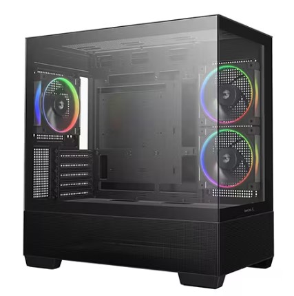 DEEPCOOL MATX CG380U 3F w/o PSU USB3.0×2 Front , Type-C + 120mm*3 ARGB fans