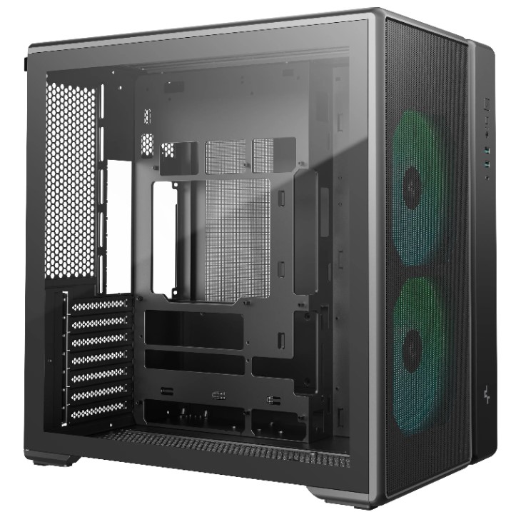 DEEPCOOL ATX CG590 MESH 2F w/o PSU USB3.0×2 Front , Type-C + 2 fans