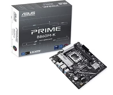 MB LGA1851 ASUS B860M-K,2xDDR5,13xUSB,mATX,2xM.2, 4xSATA, PCIe16x, 2PCIe4x, HDMI,DP