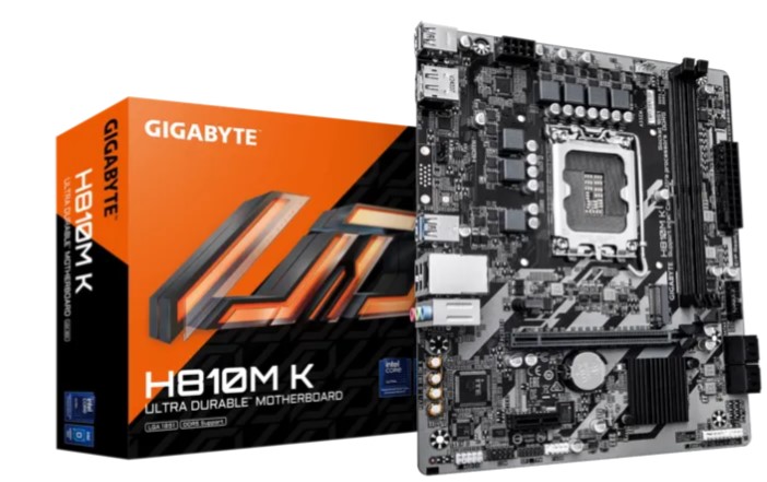 MB LGA1851 GIGABYTE H810M K,2xDDR5,10xUSB,mATX,1xM.2, 4xSATA, 1PCIe16x, 1PCIe1x, HDMI,DP
