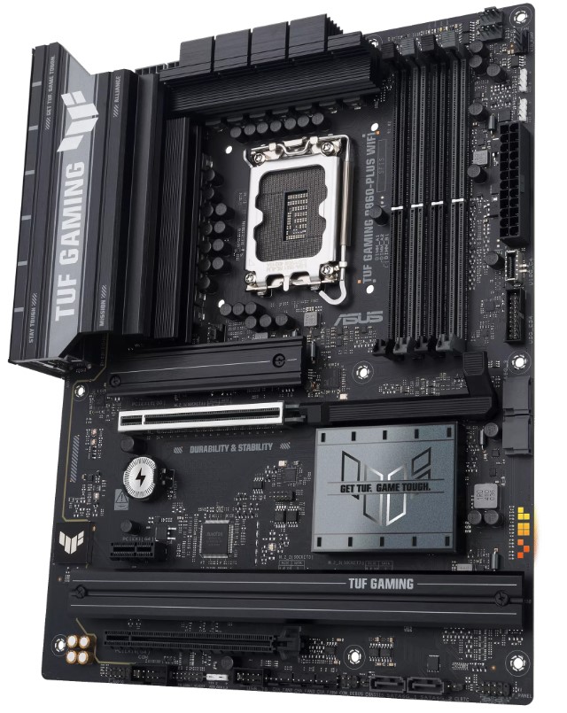 MB LGA1851 ASUS TUF GAMING B860-PLUS WIFI,4xDDR5,13xUSB,ATX,3xM.2, 4xSATA, 2PCIe16x,PCIe1x HDMI,DP
