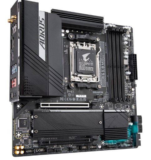 MB AM5 GIGABYTE B650M AORUS ELITE,4xDDR5,14xUSB,mATX,2xM.2,2xPCIe16x DP HDMI Type-C