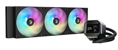DEEPCOOL LM420 ARGB 140*3 FL14 SE FAN, 2.4" IPS DISPLAY, LGA20xx/1700/1200/115*/AMD