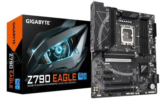 MB LGA1700 GIGABYTE Z790 EAGLE,4xDDR5,12xUSB,ATX,3xM.2,4xSATA,3PCIe16x,2PCIe1x HDMI,DP,Type-C