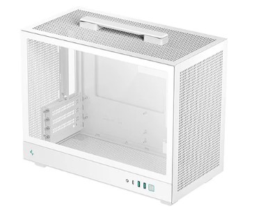 DEEPCOOL MATX CH160 PLUS WH WHITE w/o PSU USB 3.0 Front Type-C, Mesh panel