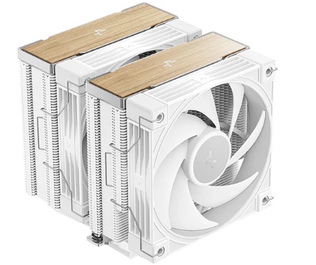 CPU cooler DEEPCOOL AG620 G2 WH LGA1700/1851/AMD 2x120mm 300-1950rpm,6HP