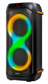 Microlab Party Speaker PT602W 40W RGB LED, 2*Mic, BT,4000mAH, 3.5mm Line in, microSD,USB, Remote