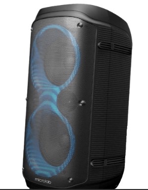 Microlab Party Speaker PT600 16W RGB LED, Bluetooth,2000mAH, 3.5mm Line in, microSD,USB, Remote