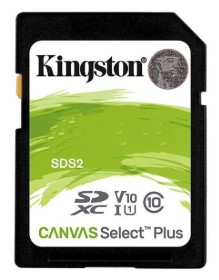 Secure Digital SDXC CL10 512GB KINGSTON Canvas Select Plus G3 150R C10 UHS-I U1 V30