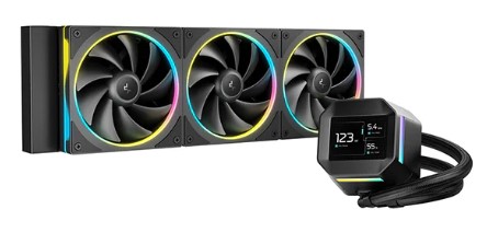DEEPCOOL LM360 ARGB 120*3 FL12 SE FAN, 2.4" IPS DISPLAY, LGA20xx/1700/1200/115*/AMD