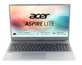 Acer Aspire Lite Ryzen 5 7430U 2.3-4.3GHz,8GB,SSD 256GB,RX VEGA 7, 15.6" IPS FHD, RUS,SILVER