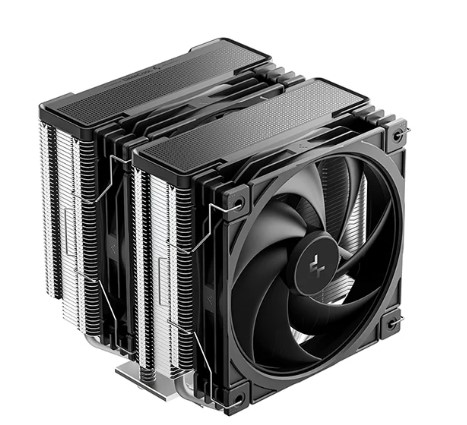 CPU cooler DEEPCOOL AG620 G2 LGA1700/1851/AMD 2x120mm Black PWM fan,300-1850rpm,6HP