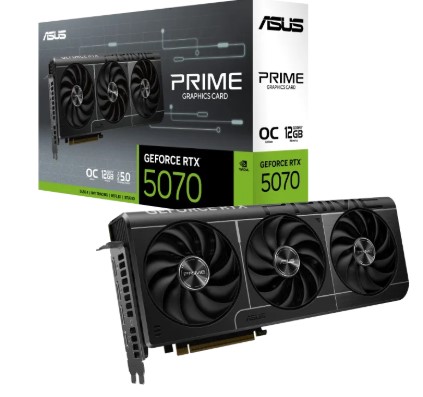 GEFORCE RTX5070 OC 12GB GDDR7 192bit 2587Mhz 3xDP HDMI ASUS PRIME-RTX5070-O12G