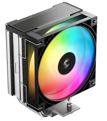 CPU cooler DEEPCOOL AG400 G2 BK ARGB LGA1700/1851/AMD 120mm PWM fan,300-1850rpm,4HP