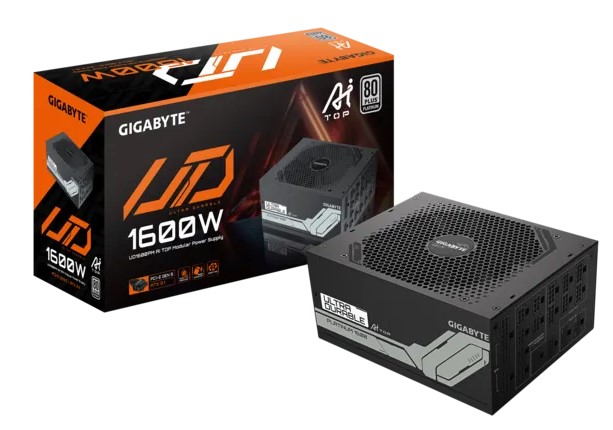 Power Unit GIGABYTE GP-UD1600PM PG5 AI TOP 1600W 80 PLUS PLAT. certified 100-240V/ATX
