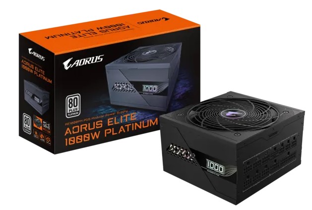 Power Unit GIGABYTE GP-AE1000PM PG5 1000W 80 PLUS PLAT. certified 100-240V/ATX