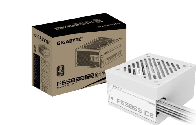 Power Unit GIGABYTE GP-P650SS ICE 650W 80 PLUS SILVER certified 155-240V ATX WHITE