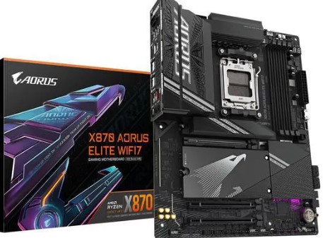 MB AM5 GIGABYTE X870M A ELITE WF7,4xDDR5,11xUSB,USB 3.2 ATX,M.2,PCIe,2PCIe16x HDMI WiFi