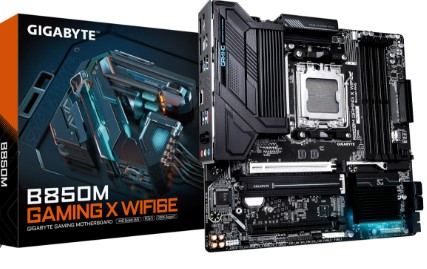 MB AM5 GIGABYTE B850M GAMING X WF6E,4xDDR5,14xUSB,mATX,M.2,2PCIe16x,2xDP HDMI WiFi