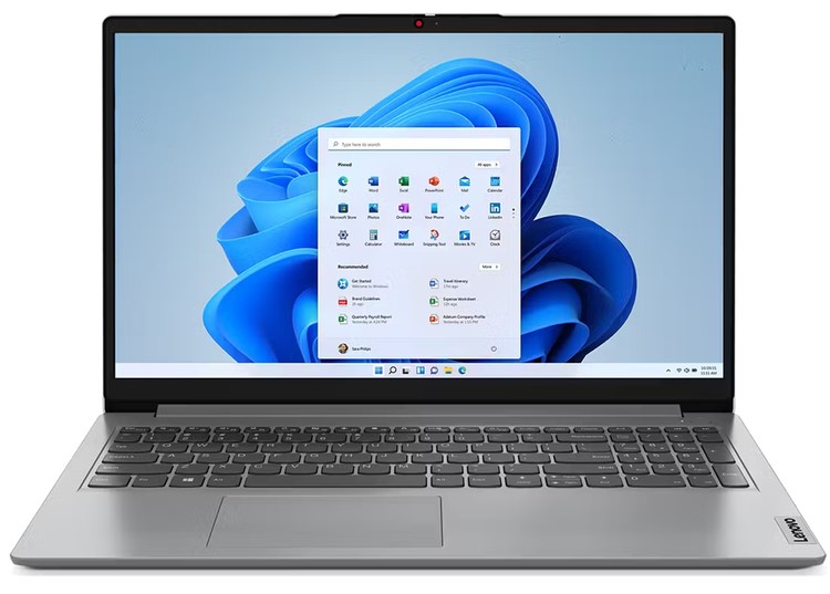 Lenovo IdeaPad 1i i5-1335U 1.3-4.6GHz,16GB,SSD 256GB, 15.6"FHD, Iris Xe, Win11, RUS, GRAY