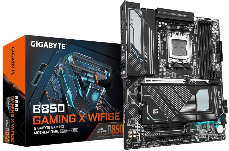 MB AM5 GIGABYTE B850 GAMING WIFI6,4xDDR5,16xUSB, ATX,M.2,PCIe16x DP HDMI WiFi