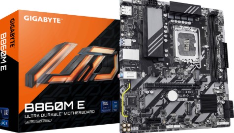 MB LGA1851 GIGABYTE B860M E,2xDDR5,12xUSB,mATX,2xM.2, 4xSATA,PCIe16x, PCIe1x, HDMI,DP