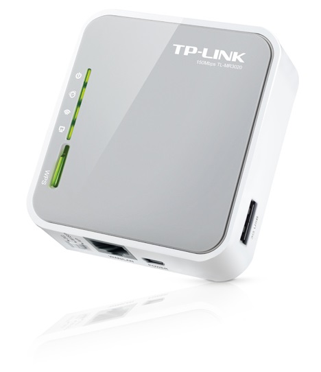 TP-Link TL-MR3020 Portable 3G/4G Wireless N Router 1lan port, usb 300Mbps
