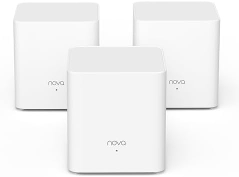 Wireless Mesh Wi-Fi System Tenda EX3(2-pack) AX1500 1201Mbps on 5GHz,300Mbps on 2.4GHz 200м2